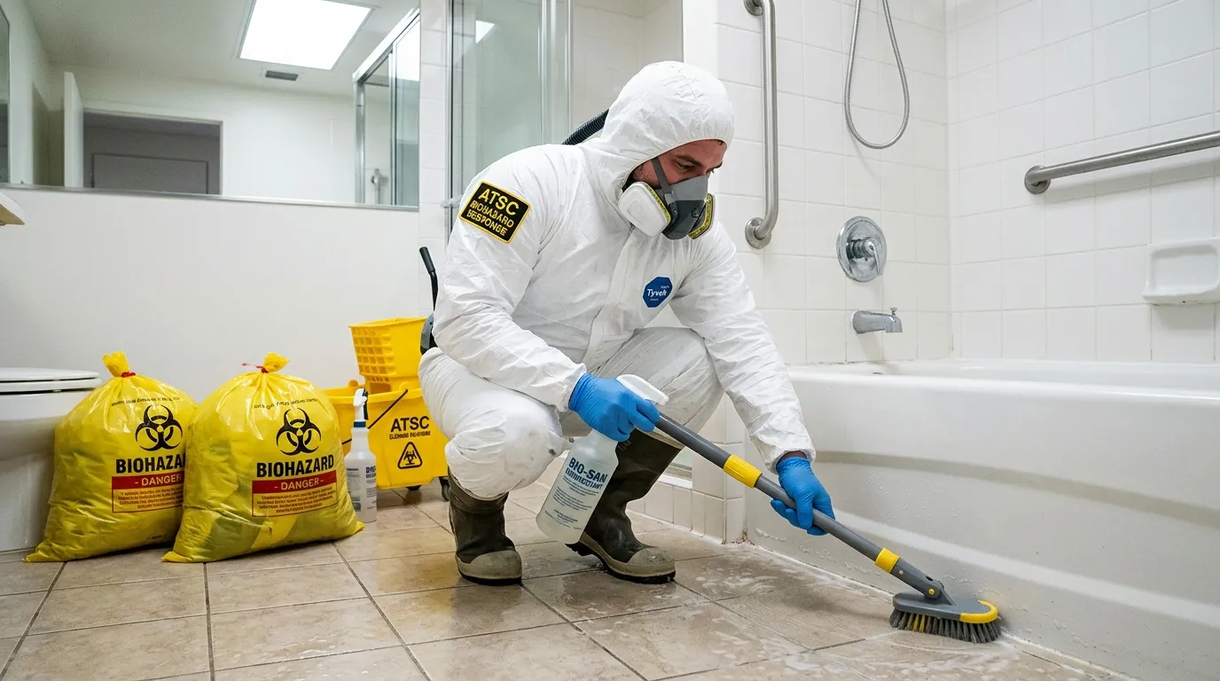 Decontamination equipment deployed for Blood Cleanup in Groveport